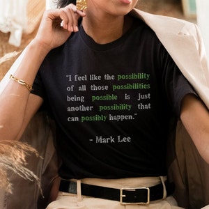Kpop meme t-shirt, Mark Lee Quote funny Mark meme tee kpop fan gifts nctzen tee