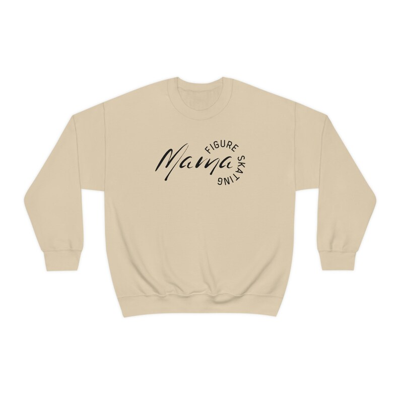 Figure Skating Sweatshirt | Figure Skating Mama | ice skating sweatshirt | mother's day gifts | ice skating gifts | figure skater apparel Sand