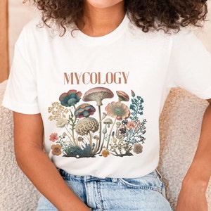 Mycology Shirt | Mushroom T-Shirt | Mushroom Clothes | Botanical TShirt | Nature Tee | Mushrooms