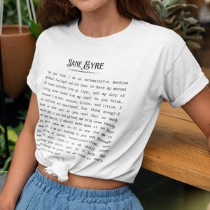 Jane Eyre Shirt | Jane Eyre Tee | literature shirt | bookish t-shirt | classic lit shirt | book lover gifts | Charlotte Bronte Shirt
