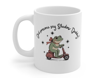 Book lover mug shadow daddy book lover gifts reading mug bookish gift book coffee mug romantasy reader booktrovert mug funny booklover