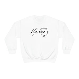 Figure Skating Sweatshirt | Figure Skating Mama | ice skating sweatshirt | mother's day gifts | ice skating gifts | figure skater apparel White