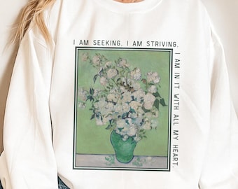 Vincent Van Gogh Sweatshirt | Van Gogh | Van Gogh Pullover | Painter Sweater | Artsy Crewneck | Artsy Gifts