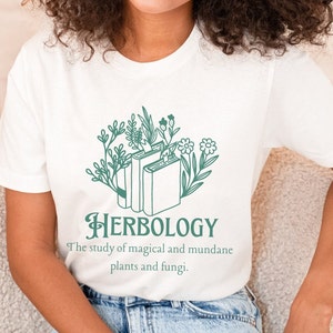 Herbology Shirt | Bookish shirt | subtle potter shirt | magical shirt | wizardry t-shirt | plant wizard tee | plants and magic
