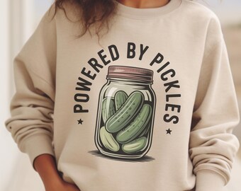 Pickle Appreciation Sweatshirt, Unisex Crewneck Jumper, Funny Pickle Lover Gift, Pickle Fan Club Pullover, Pickle Sweatshirt, Pickle shirt