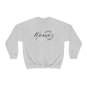 Figure Skating Sweatshirt | Figure Skating Mama | ice skating sweatshirt | mother's day gifts | ice skating gifts | figure skater apparel Ash