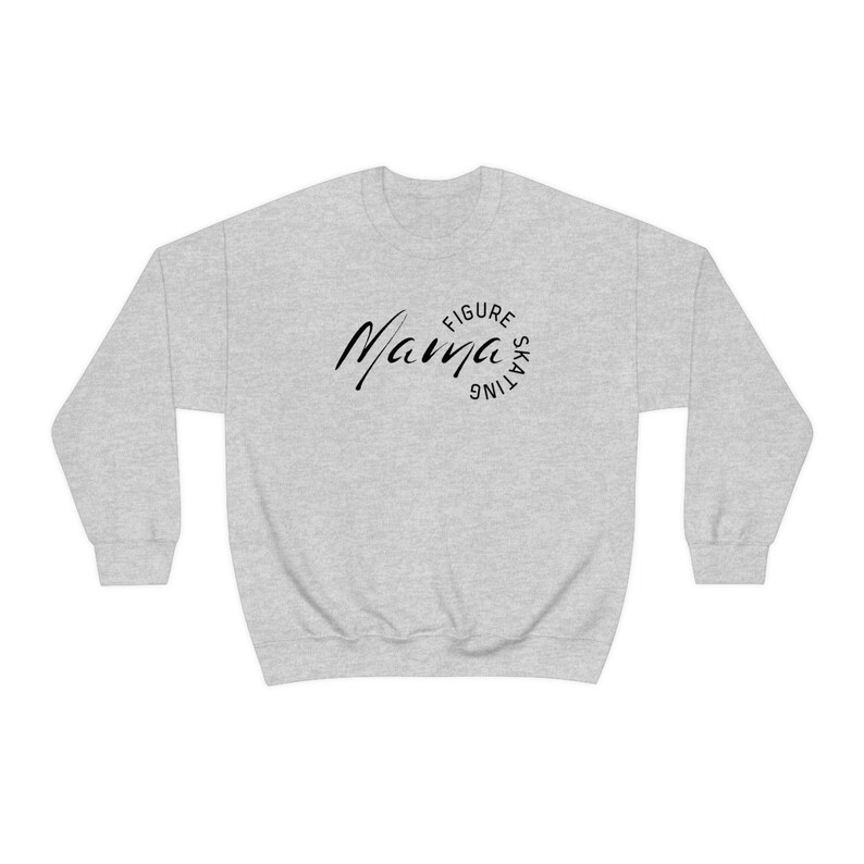 Figure Skating Sweatshirt | Figure Skating Mama | ice skating sweatshirt | mother's day gifts | ice skating gifts | figure skater apparel Ash