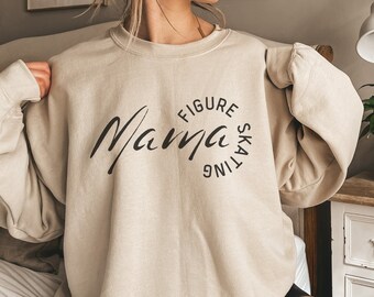 Figure Skating Sweatshirt | Figure Skating Mama | ice skating sweatshirt | mother's day gifts | ice skating gifts | figure skater apparel