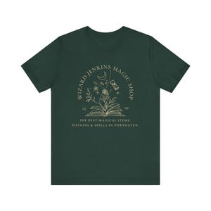 Wizard Jenkins Magic Shop T-Shirt | Howl Pendragon Shirt | Miyazaki tee | Howls Castle inspired, subtle anime shirt Forest