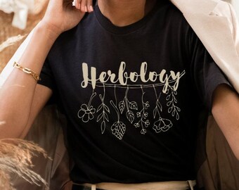 Herbology Shirt | Herbology tshirt | Witchy Tee | Witchy Clothes | Botanical shirts | Plant Lover Gifts | Magical T-Shirt