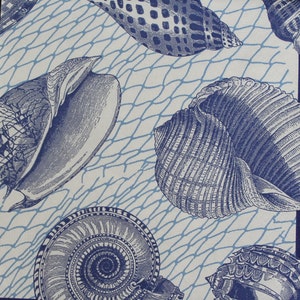 Decoupage Lunch Napkins / Seashells