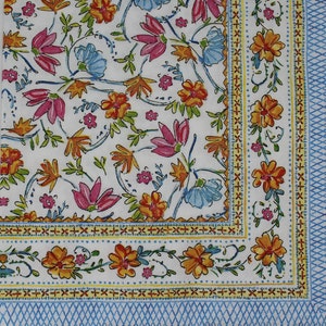 Decoupage Cocktail Napkins / Floral Block Print