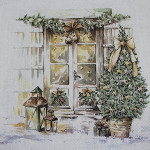 Decoupage Lunch Napkins / Simple Season Welcome