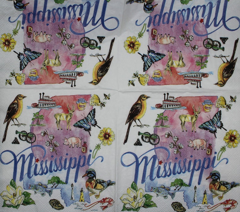 MollyDeeCreations Decoupage Cocktail Napkins - Thumbnail 4