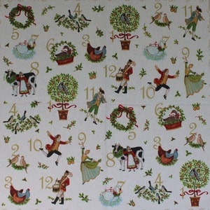 Decoupage Lunch Napkins / Twelve Days of Christmas