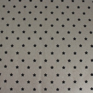 Decoupage Lunch Napkins / Khaki Background w/Black Stars
