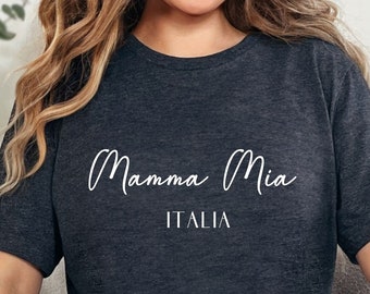 Italian T shirt, Italian Quotes shirt, Italian Sayings, Italy T shirt, Unisex Crewneck T-shirt