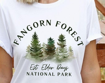 Fangorn Forest National Park Shirt, Unisex Bookish Crewneck T Shirt