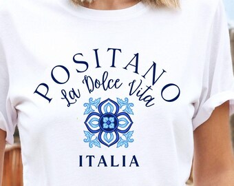 Positano Amalfi Coast Italy Shirt, Amalfi Coast, Italy Unisex Soft and Comfortable T-Shirt