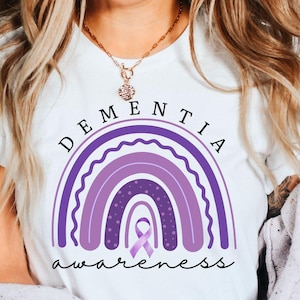 Dementia Awareness  Shirt, Alzheimer&#39;s Warrior Tee, Dementia Awareness  T Shirt, Awareness Unisex T-shirt
