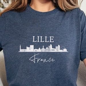 Lille France T shirt, Lille Gift, Lille Shirt, France Travel Gift, Unisex Soft and Comfortable Crewneck Shirt