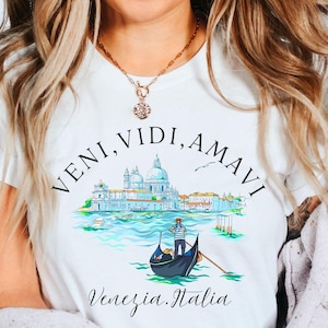 Venice  Italy T Shirt, Italian Quotes Italy Shirt, Travel Italy Shirt, Italy Unisex Soft and Comfortable T- shirt