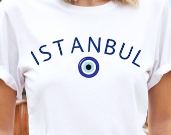 Istanbul T Shirt, Istanbul Turkey Tee, Travel Shirt, Vacation Top, Cultural Tee, Unisex Jersey Short Sleeve Tee