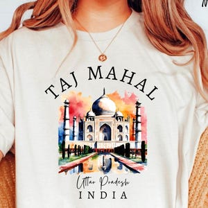 India T shirt, India Gift, Taj Mahal T Shirt,  India Shirt, Soft Unisex Shirt