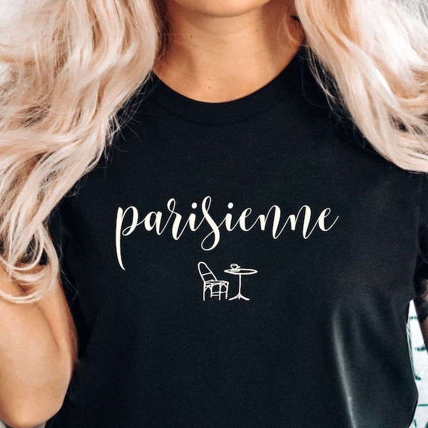 Paris Shirt, Paris Travel T-shirt, France Shirt, Paris Tee, Parisienne T shirt,  Unisex Travel Crewneck, France  T-shirt
