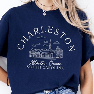 Charleston South Carolina T Shirt, Charleston Gift  Unisex Crewneck T-shirt