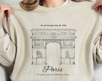 Paris Sweatshirt, Paris Travel, Frankreich Sweatshirt, Paris Rundhalsausschnitt, Unisex Rundhalspullover, weich und bequem