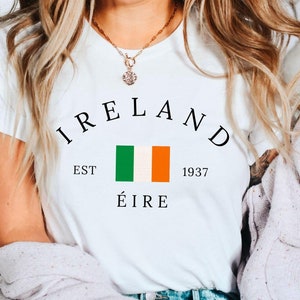 Ireland T Shirt, Ireland Shirt, Eire Shirt, Unisex Soft and Comfortable Crewneck Tshirt