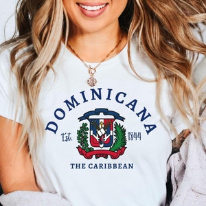 Dominican Republic Shirt, Dominicana Flag T-shirt,  Unisex Crewneck  Shirt