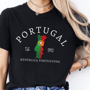 Portugal T shirt, Portuguese Flag  Shirt,  Crewneck Unisex Soft and Comfortable T- shirt