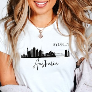 Sydney Skyline T-Shirt: Australia Cityscape Tee