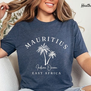 Mauritius T Shirt, Indian Ocean Shirt, Mauritius Gift T-shirt, Mauritius TShirt, Unisex  Travel Crewneck T-shirt