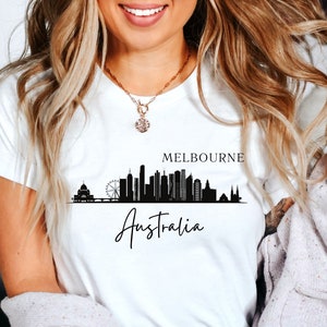 Melbourne Australia T Shirt, Australia Oceana T shirt, Melbourne City Shirt, Unisex Crewneck Australia T Shirt image 1