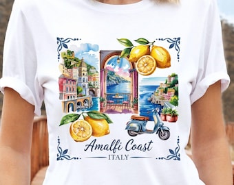 Italy Amalfi Coast Shirt, Italy Souvenir, Italy Shirt, Unisex Crewneck Italy T-shirt