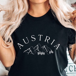 Austria Shirt, Austria T shirt, Austria Gift Crewneck Shirt Unisex Soft and Comfortable T Shirt