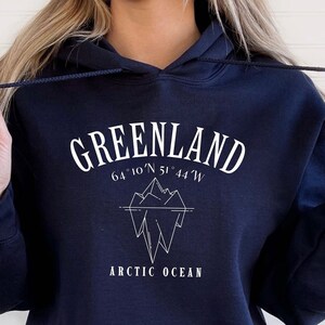 Greenland Denmark Hoodie, Unisex Heavy Blended Hooded Sweatshirt