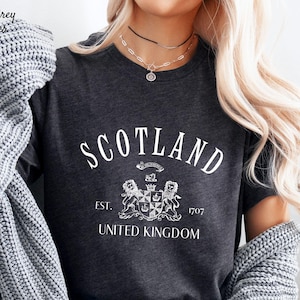 Scotland Shirt, Scotland T shirt, Scotland Gift , Scottish Gift, UK Shirt, United Kingdom T shirt, Unisex Soft and Comfortable T shirt image 1
