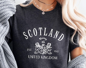 Scotland Shirt, Scotland T shirt, Scotland Gift , Scottish Gift, UK Shirt, United Kingdom T shirt, Unisex Soft and Comfortable T shirt