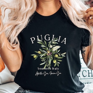 Puglia Italy Shirt, Southern Italy  Shirt, Italy Olive Tree Tee, Southern Italy Soft and Comfortable T-Shirt