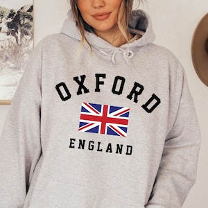 Oxford Hoodie, UK Hoodie, England Hoodie, College Hoodie, College Student Gift, Unisex Heavy Blended Hooded Sweatshirt