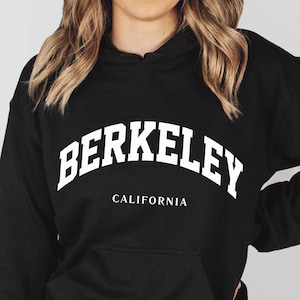 Sweat à capuche Berkeley California, cadeau Berkeley, sweat à capuche mélangé épais unisexe