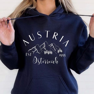 Austria Hoodie, Österreich  Hoodie, Austria Gift, Unisex Heavy Blended Hooded Sweatshirt