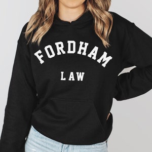 Fordham University Hoodie, Fordham Law University, Student Lawyer Gift Unisex Heavy Blended Hooded Sweatshirt image 1