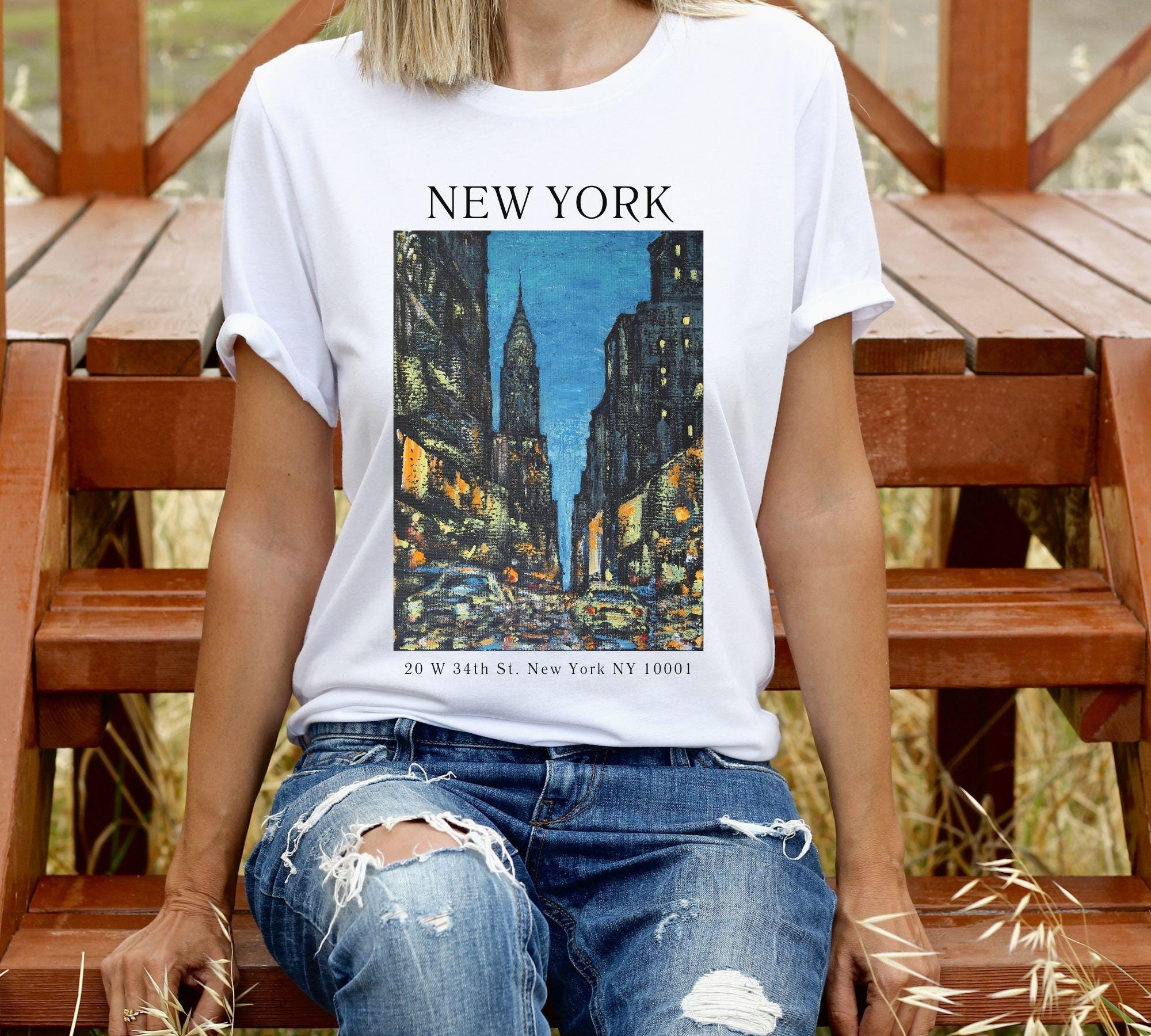 New York City T Shirt, Empire State Building, NY T Shirt, Travel 