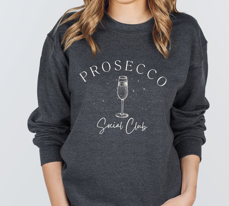 Italian Sweatshirt, Prosecco Social Club Sweater, Prosecco Lover Gift, Travel Italy Unisex ...