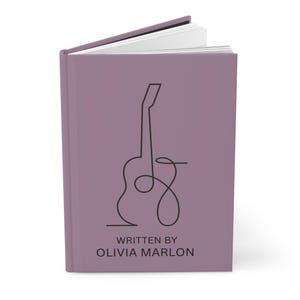 Individuelles Songwriter Journal, Musiker Geschenk, Musik Journal, personalisierte Musik Geschenke, Songtexte Buch, Songwriter Notizbuch